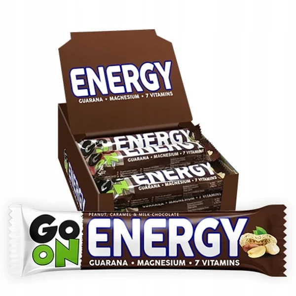 BARRAS GO ON ENERGY- 50G  - CARAMELO E AMENDOIM